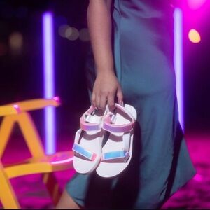 Keds Colorful Women's Sandals - Pink and Blue